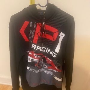 Polo Ralph Lauren racing hoodie pullover men’s Small